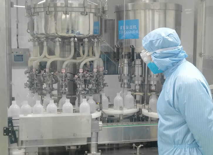 臨時"改行" 人福醫(yī)藥啟用消殺產(chǎn)品生產(chǎn)線_長江云 - 湖.